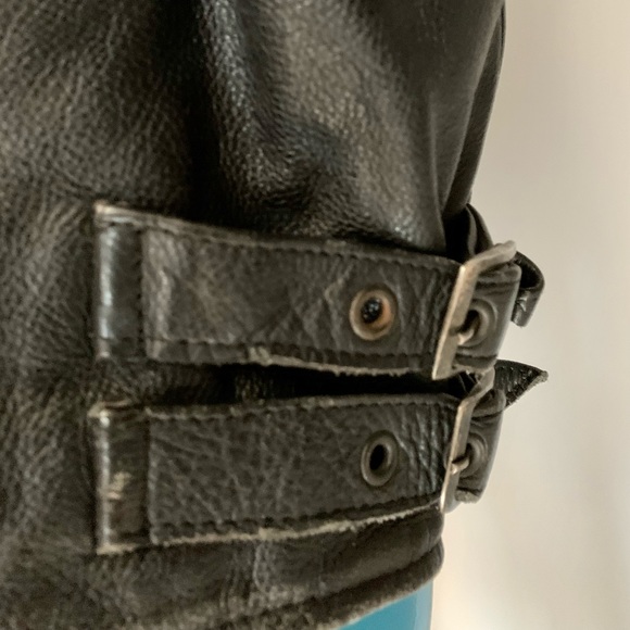 Japanese-Hardcore Biker Leather Jacket - Picture 7 of 12